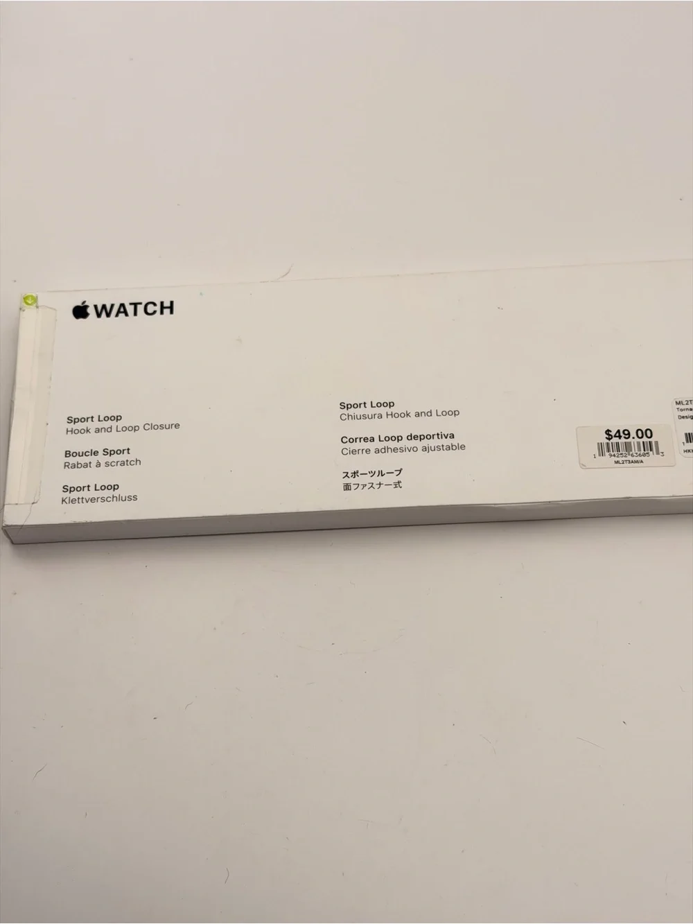 Apple Watch Band, Tornodo/Gray Sport Loop, 38/40/41mm, New,